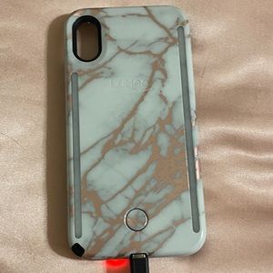 Rose gold marble lumee case iPhone X